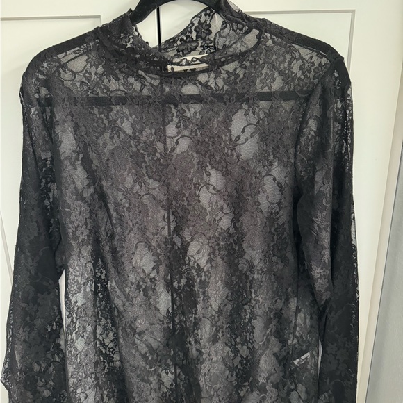 BNWOT Beautiful Lace long sleep top size XL - Picture 4 of 6